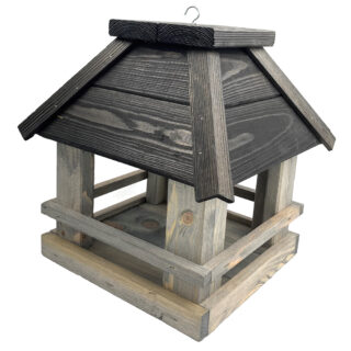 houten voederhuis met ophanghaak