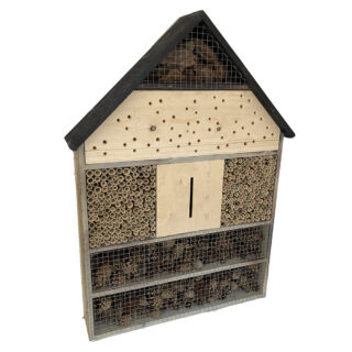 groot insectenhotel op paal